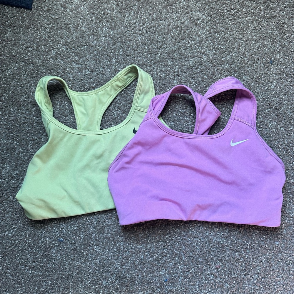 Two Nike sports bras